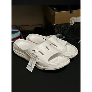 Hoka Ora Recovery Slide 3 White / $60 Retail!! / Size 13 / Brand New